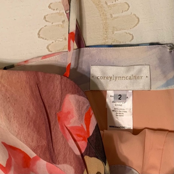 NWOT💙 COREY LYNN CALTER Anthropologie Floral Print Dress - Picture 5 of 5